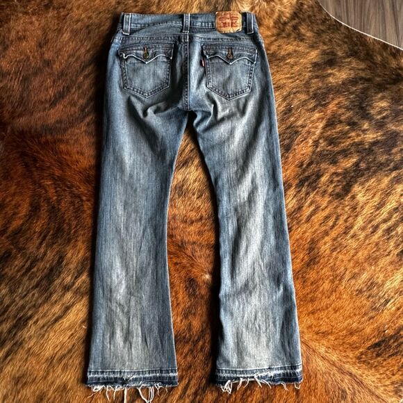 Vitnage Levi’s Low Flare 542 Jeans Size 12 - Picture 2 of 8